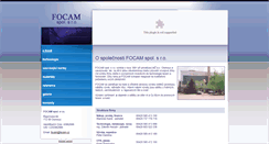 Desktop Screenshot of focam.cz